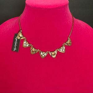 Kenilworth Choker Necklaces | Gold Tone and Clear Stones | Brand New